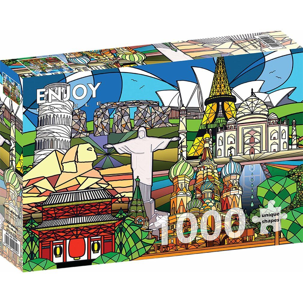 enjoy Puzzle Monuments du monde 1000 pièces