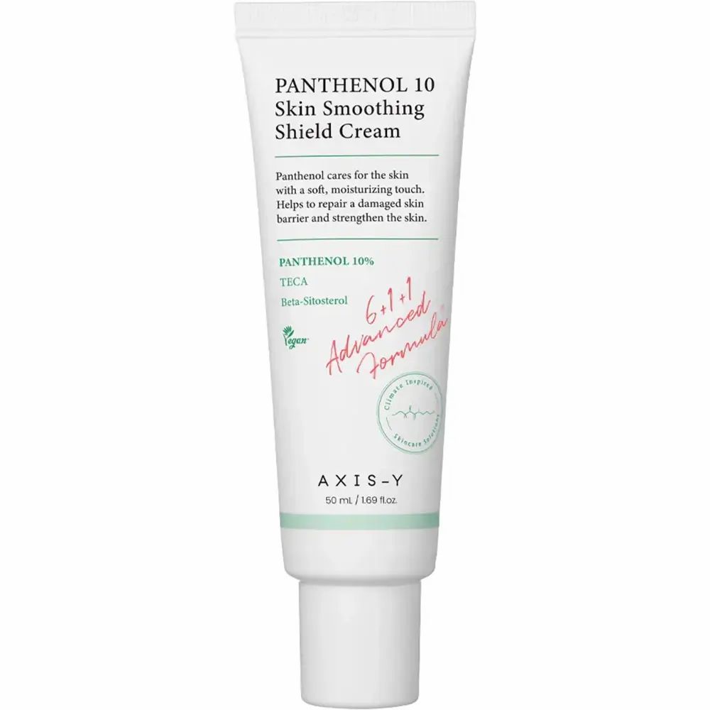 Tube 'Panthenol 10 Skin Smoothing Shield Cream'.