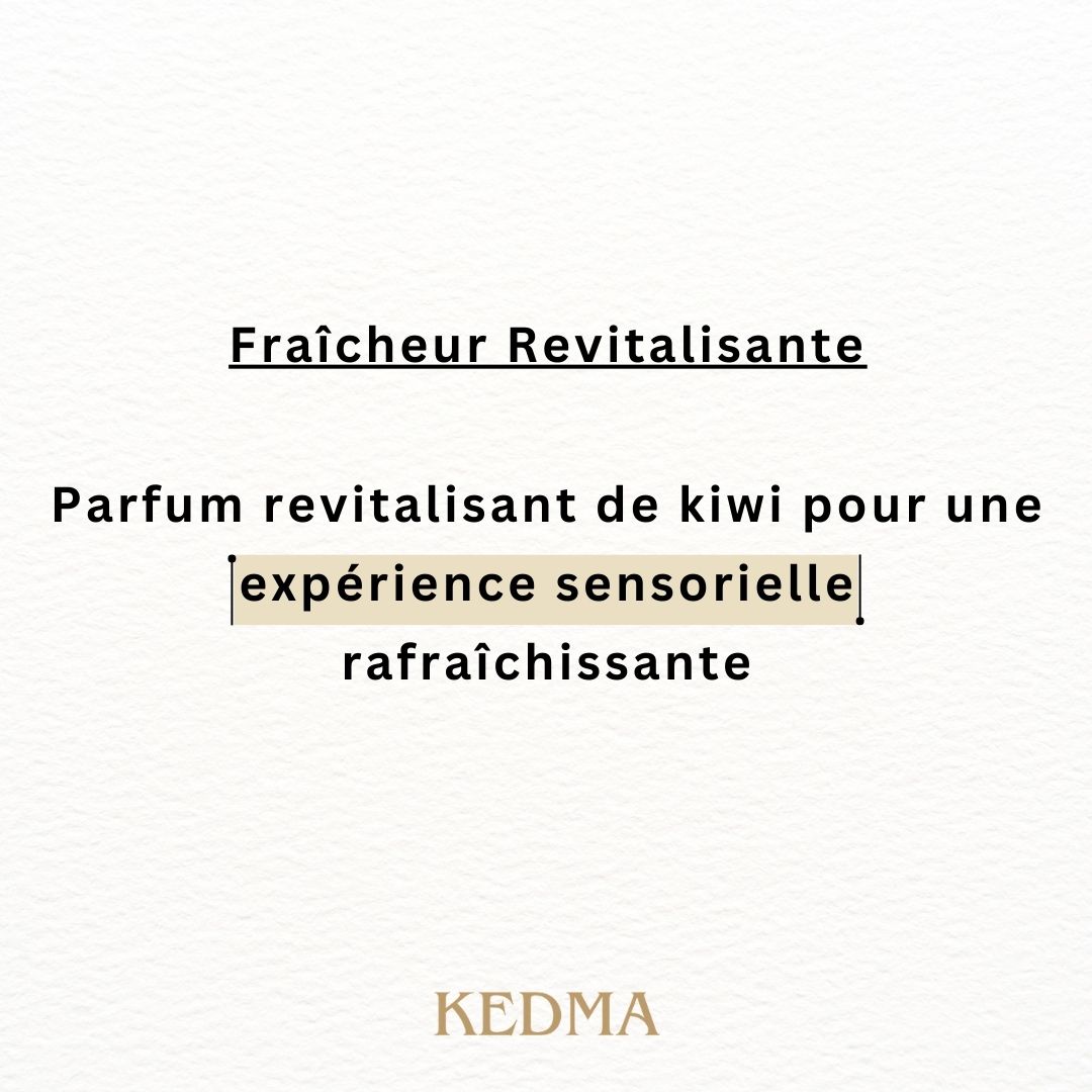 Kedma - Beurre Corporel Kiwi au Beurre de Cacao et Minéraux de la Mer Morte