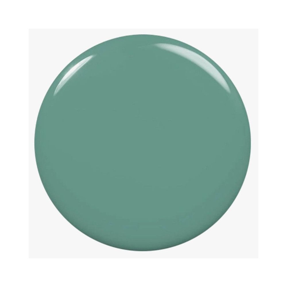 Cirkelvormige vlek in groen. Glanzend oppervlak.