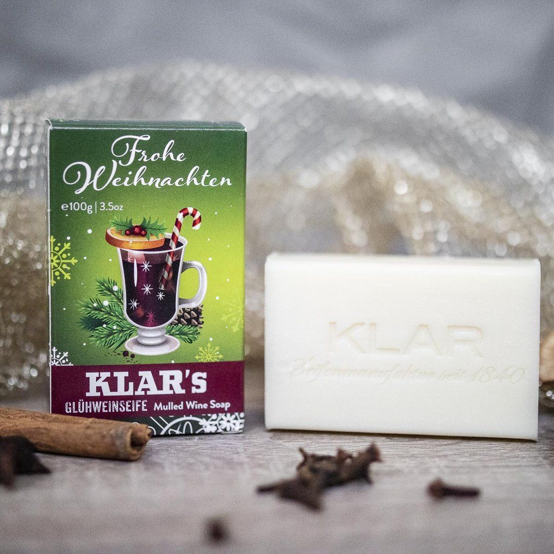 Klar soaps - Klar's Kerstzeep glühweinzeep, (palmolievrij)