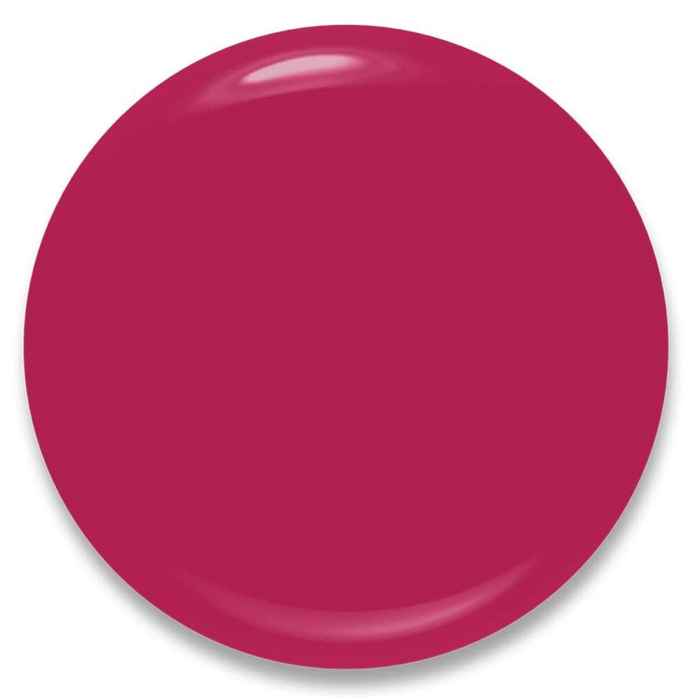 Ronde vlek roze nagellak. Glanzend oppervlak, schaduweffect.