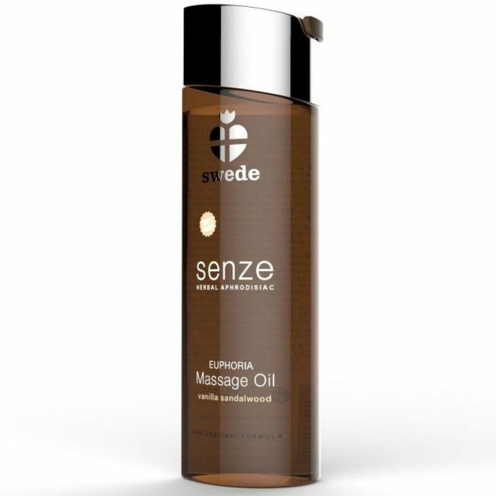 Huile de massage Swede Senze Euphoria, Vanille Santal, flacon 100ml.