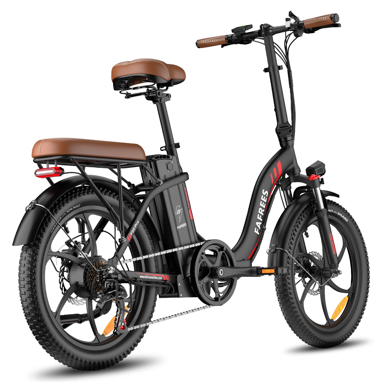 FAFREES F20 Pro Opvouwbare elektrische fiets met 20Ah accu, 20" Fat Tire, 7 versnellingen