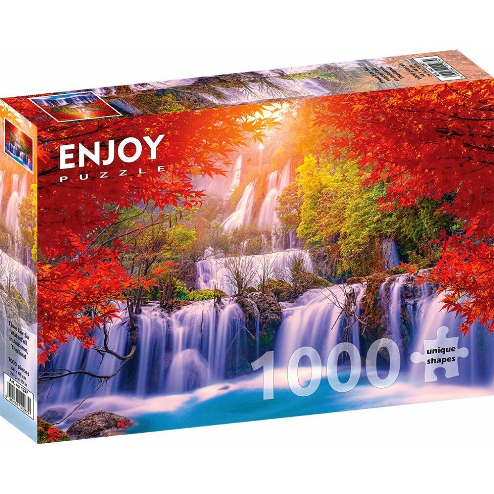 enjoy Puzzle Chute d'eau Thi Lo Su en automne, Thaïlande 1000 pièces