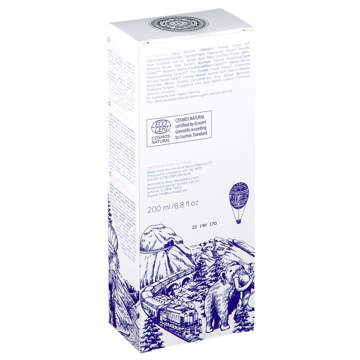 Natura Siberica Sibérie Mon Amour Crème Lactée Démaquilante