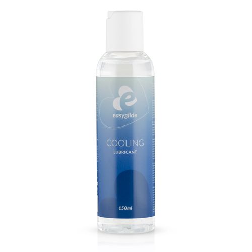 Flacon transparent avec bouchon blanc. Inscription: easyglide, Cooling Lubricant, 150ml.