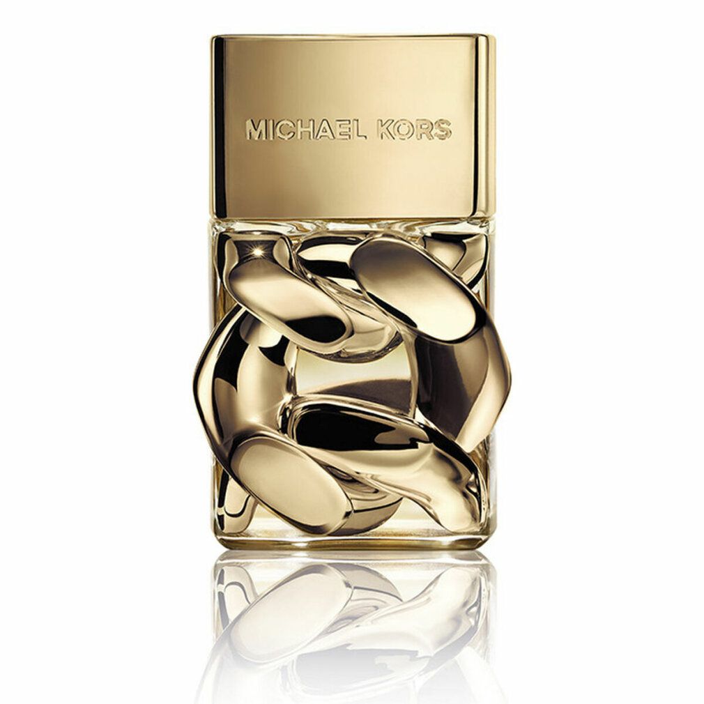 Flacon Michael Kors Pour Femme Eau de Parfum avec chaîne dorée.