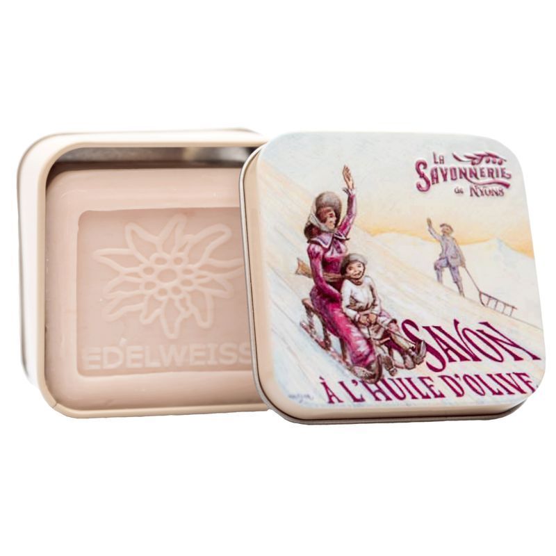 La Savonnerie de Nyons - Coffret métal avec savon - Promenades en traîneau
