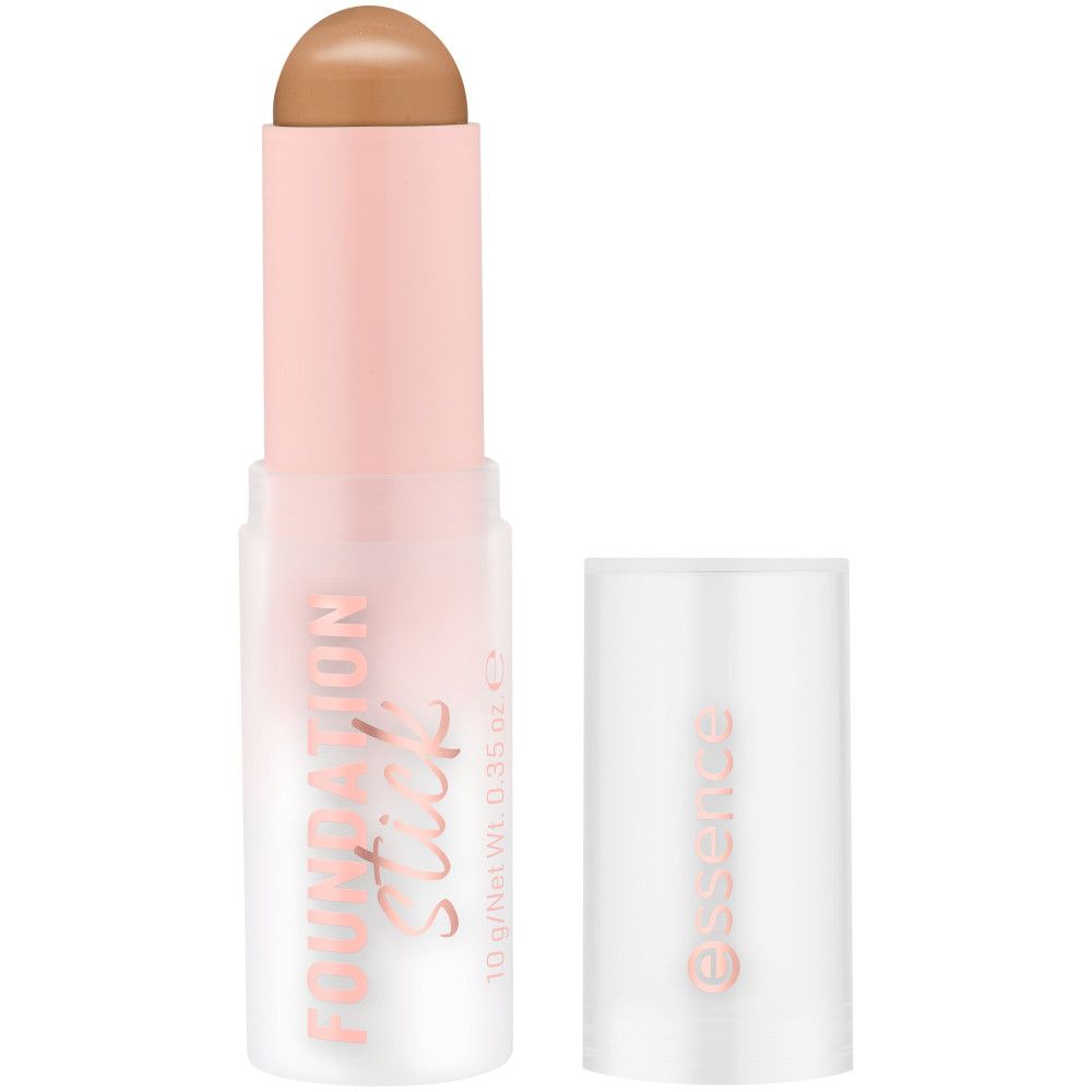 Essence Foundation Stick, geopend. Product en dop ernaast.