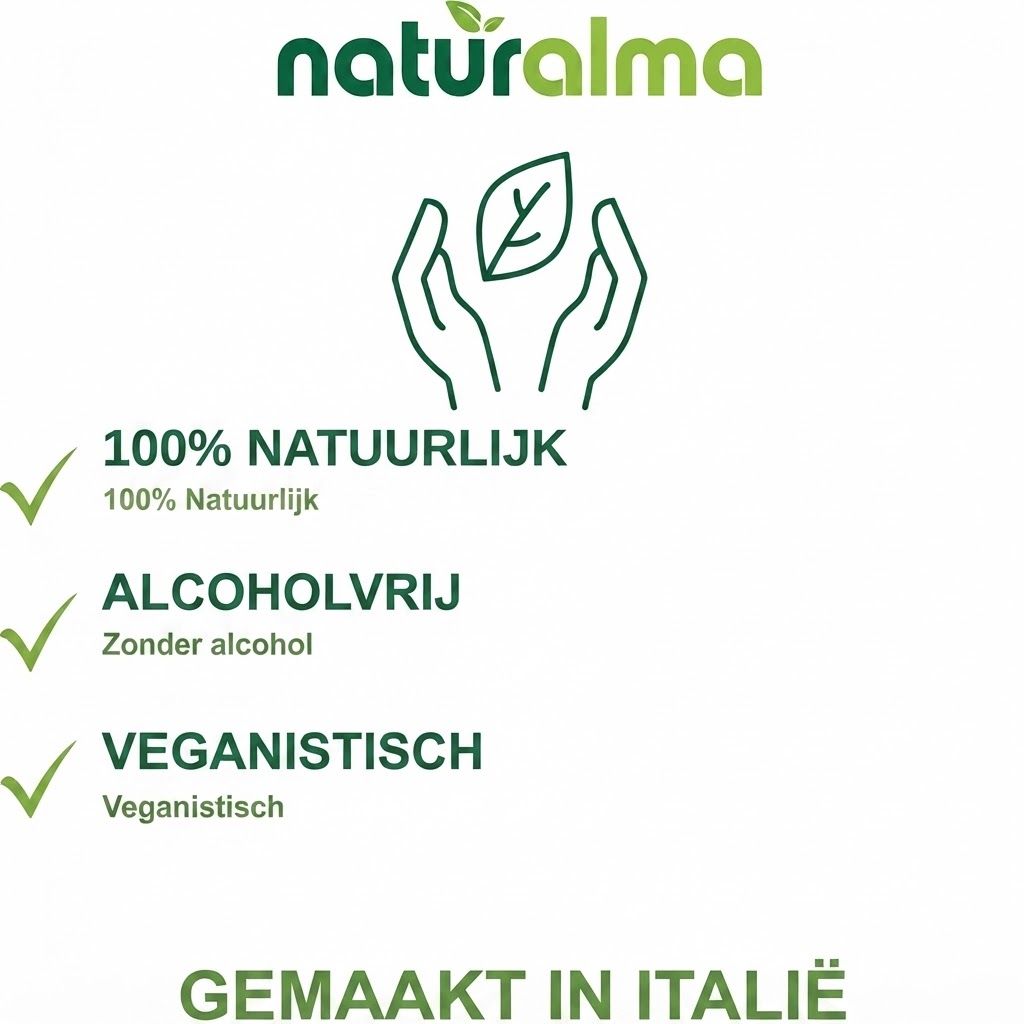 Bevat geen toegevoegde suikers, kunstmatige zoetstoffen, aroma's, kleurstoffen of conserveermiddelen.