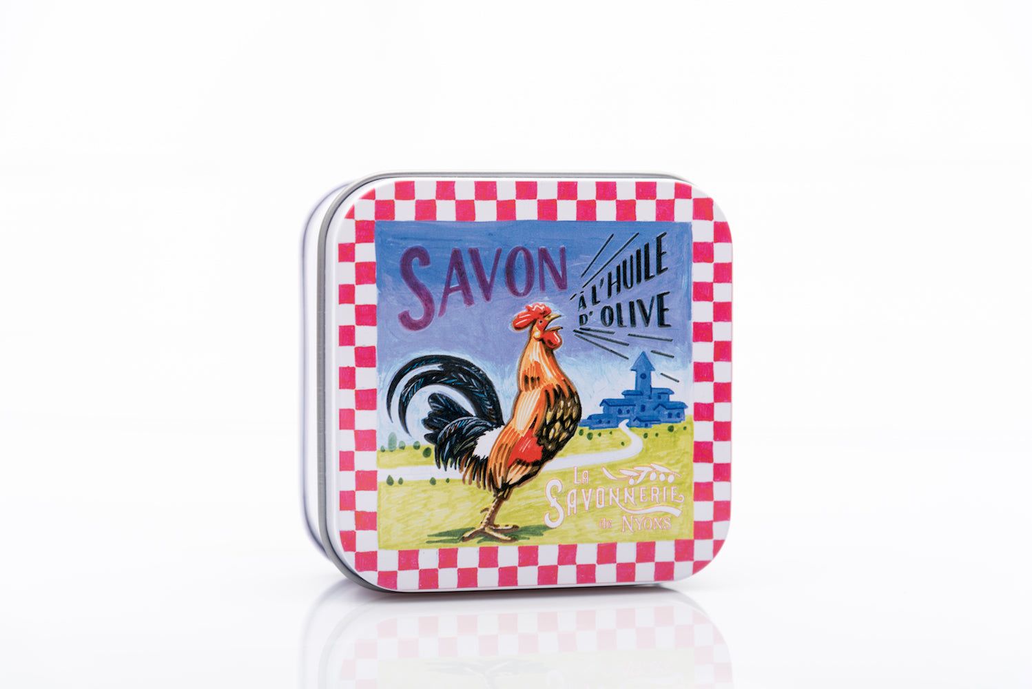 La Savonnerie de Nyons - Metalen doosje met zeep "Coq"