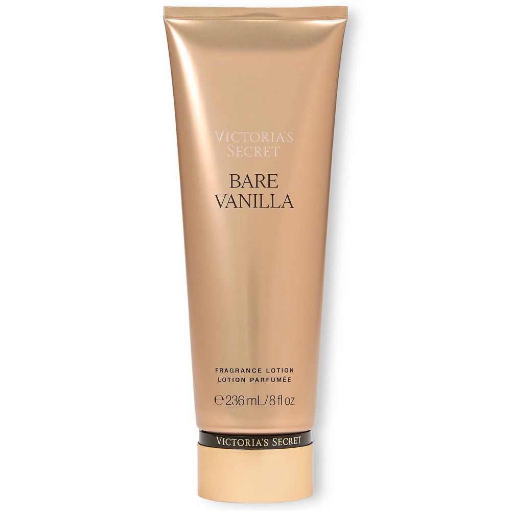 Victoria's Secret Bare Vanilla Lotion pour le corps dans un tube doré, 236ml/8oz.