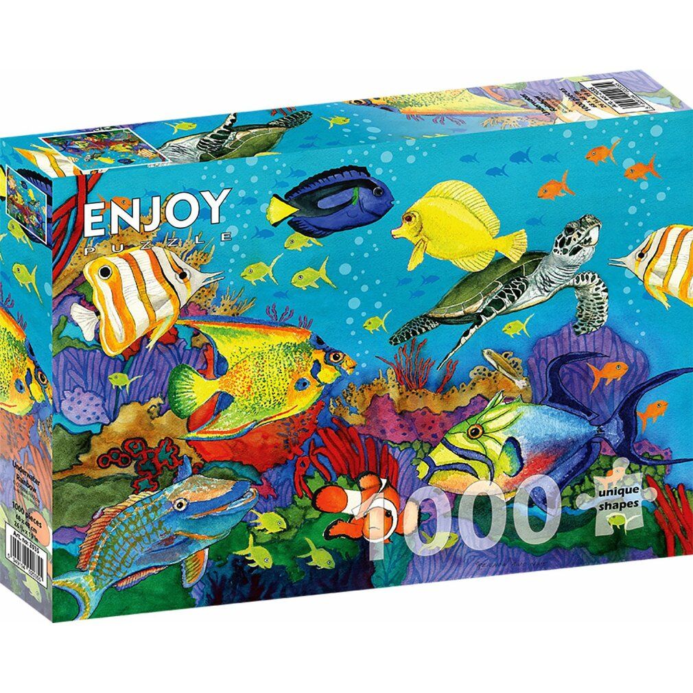 enjoy Puzzel Onder de Zee Regenboog 1000 stuks