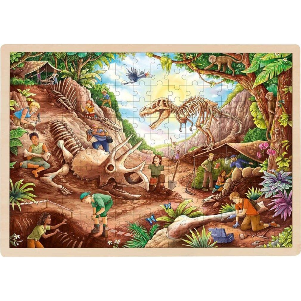 goki Houtpuzzel Dinosaurus opgravingen 192 Delen