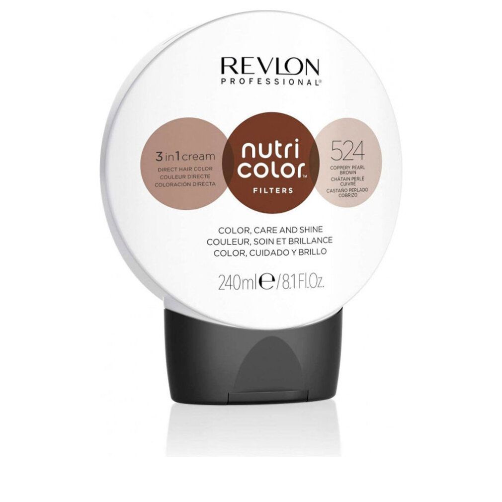 Revlon Nutri Color Filters 524 Cooper Pearl Brown fles, 240ml.