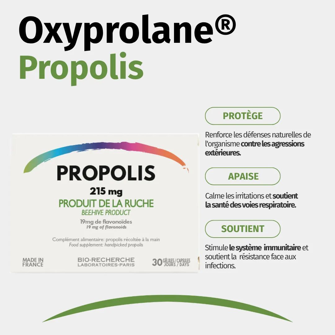 Oxyprolane® - Gélules propolis soutien immunitaire