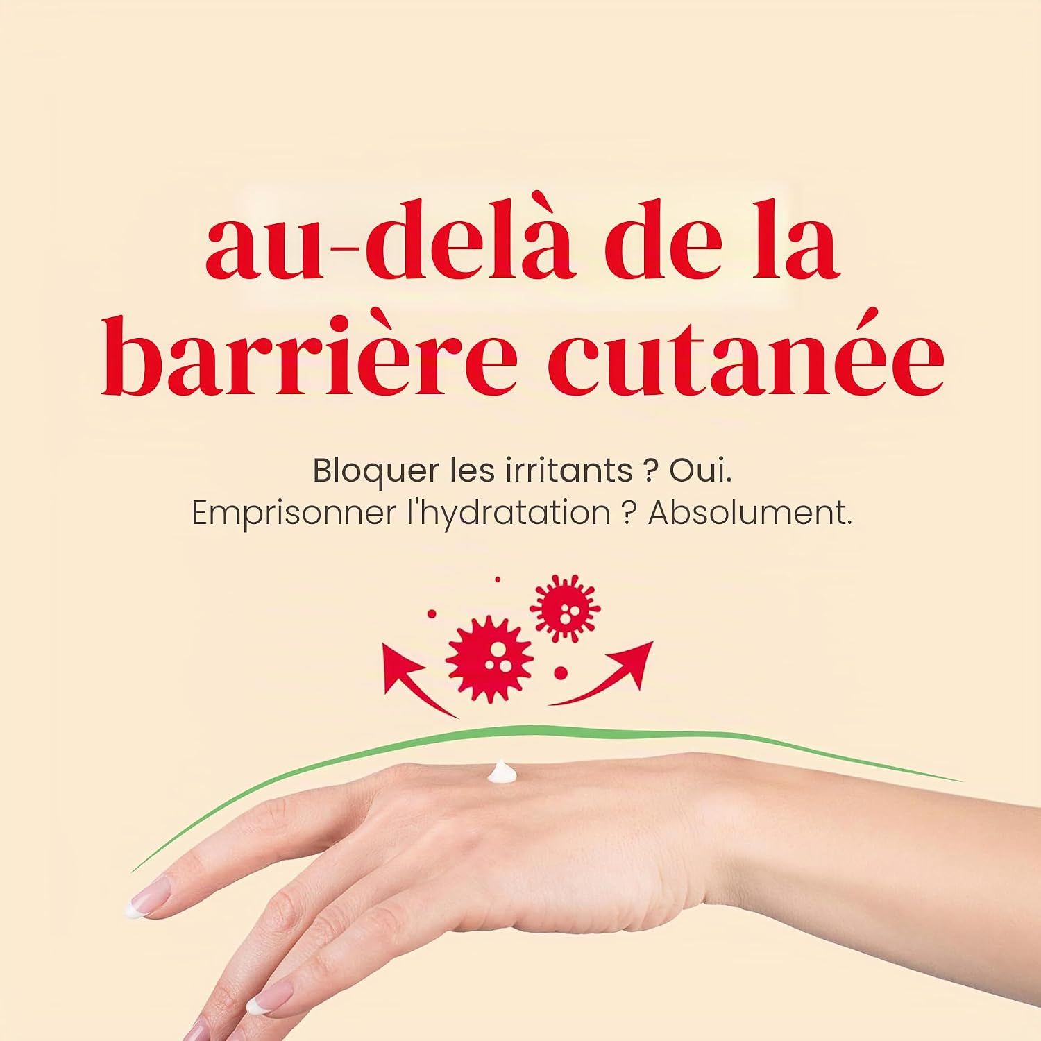 Au-delà de la barrière cutanée : emprisonner l'hydratation, bloquer les irritants.