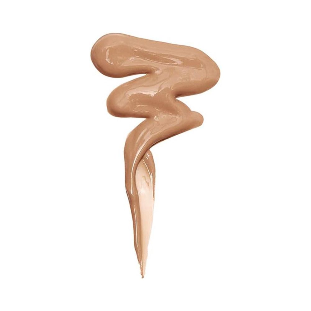 Échantillon de correcteur en forme de vague sur fond blanc. Teintes claires à moyennes.