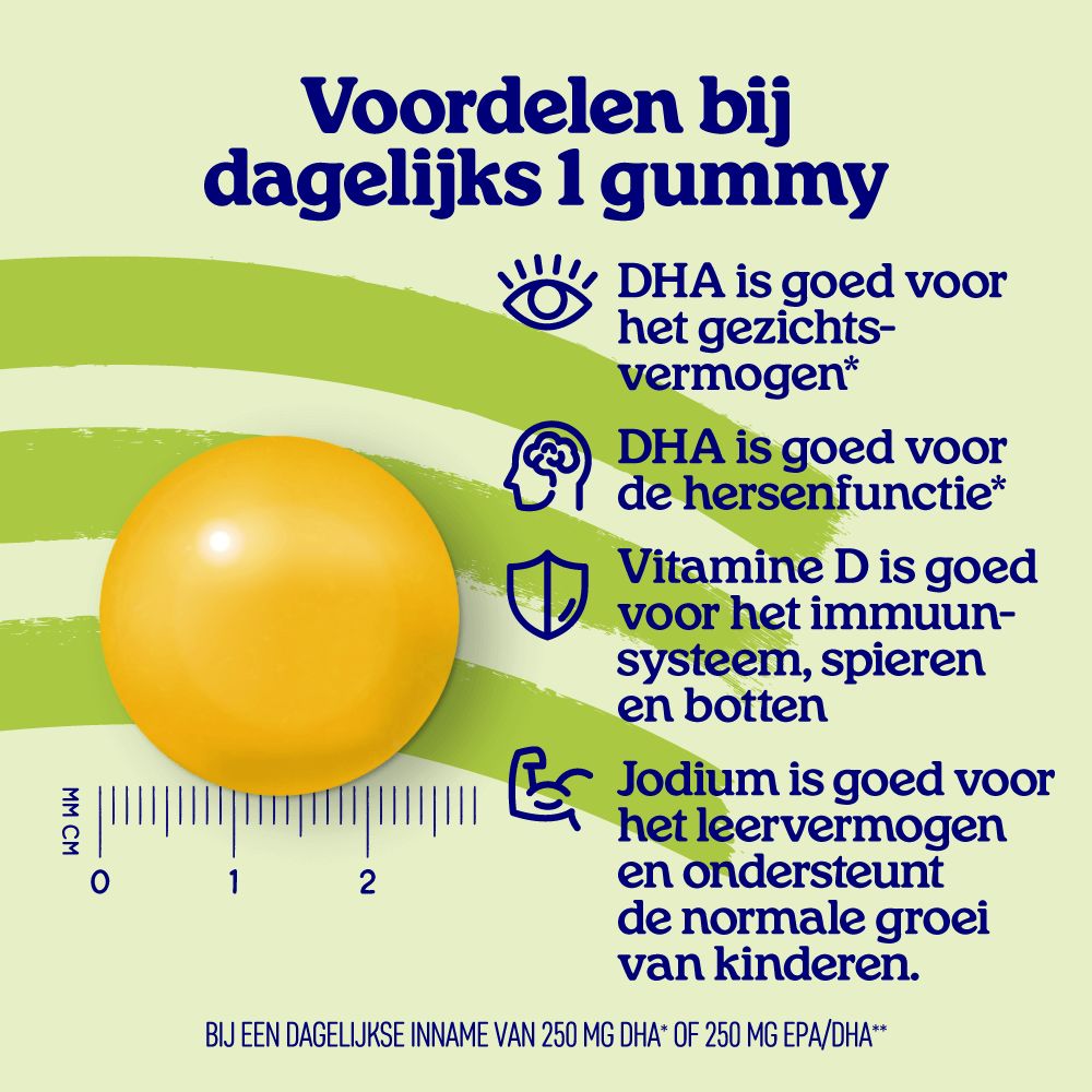 Arctic Blue Vegan Omega-3 Gummies DHA met Vitamine D3 en Jodium