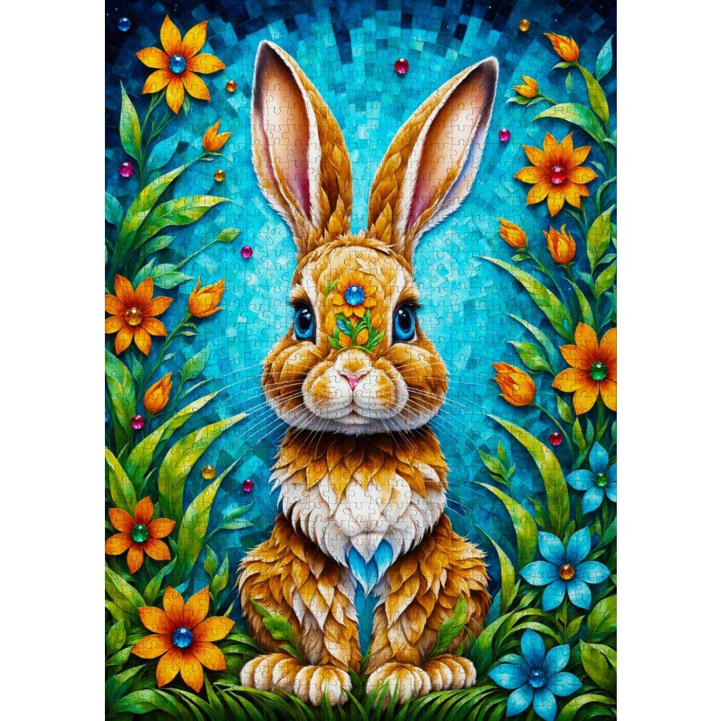 enjoy Puzzle Jardin Lapin 1000 pièces