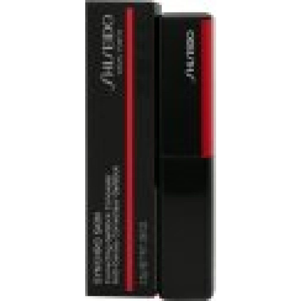 Emballage du correcteur Shiseido Synchro Skin Gelstick. Boîte noire avec accent rouge et nom du produit.