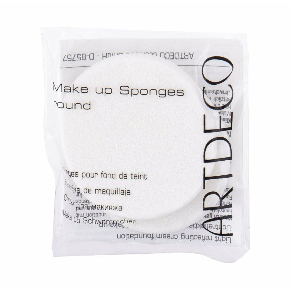Artdeco éponge à maquillage dans un emballage transparent. Impression : Make up Sponges round.