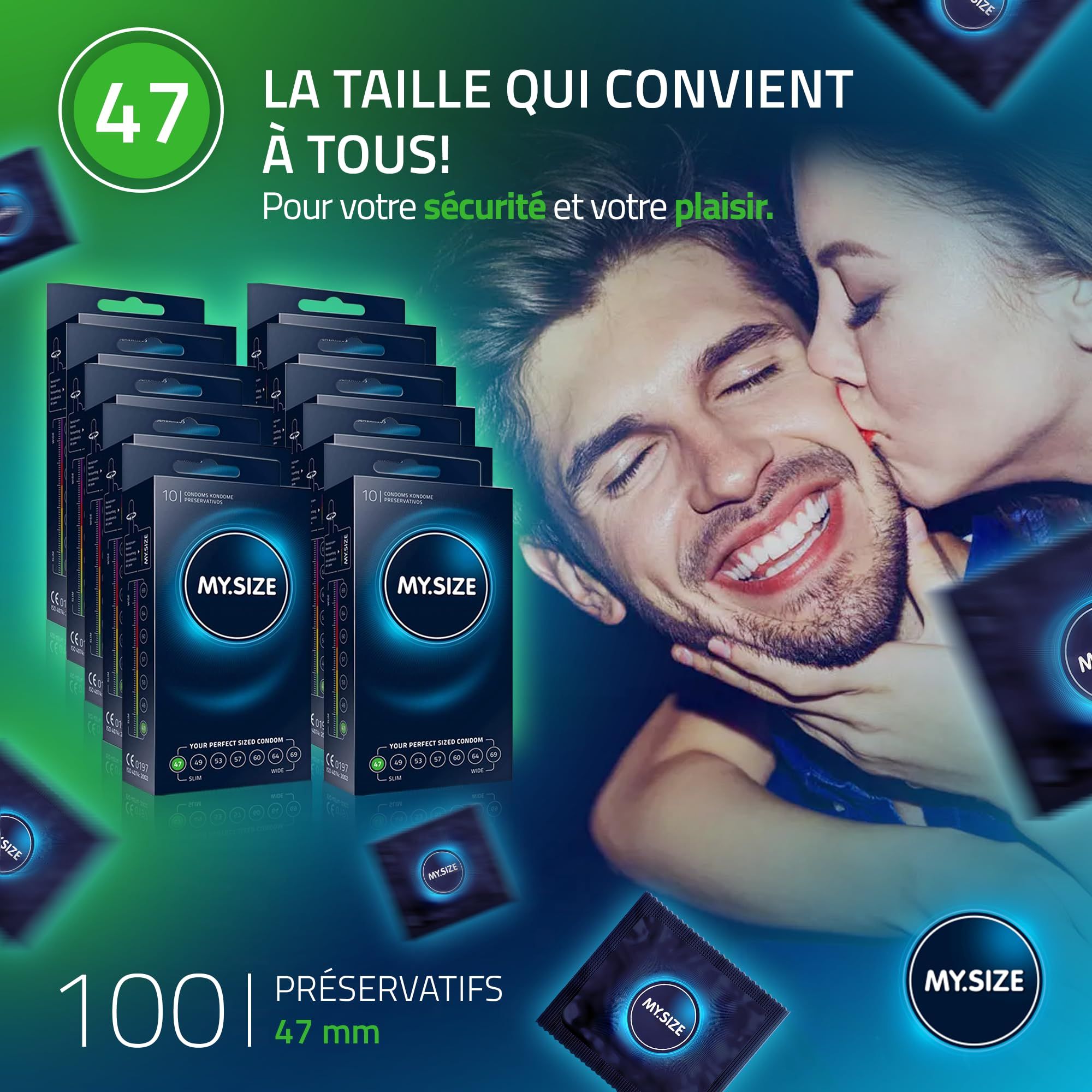 MY.SIZE Classic Préservatifs Taille 1 47mm