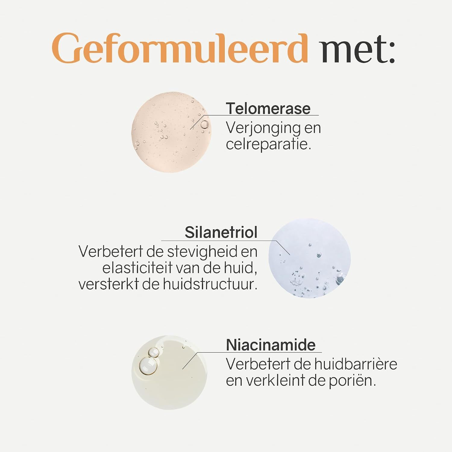 Gezichtscrème Ardaraz Telomerase: ingrediënten en hun werking.