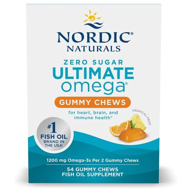 Nordic Naturals Zero Sugar Ultimate Omega - tropische vruchtensmaak