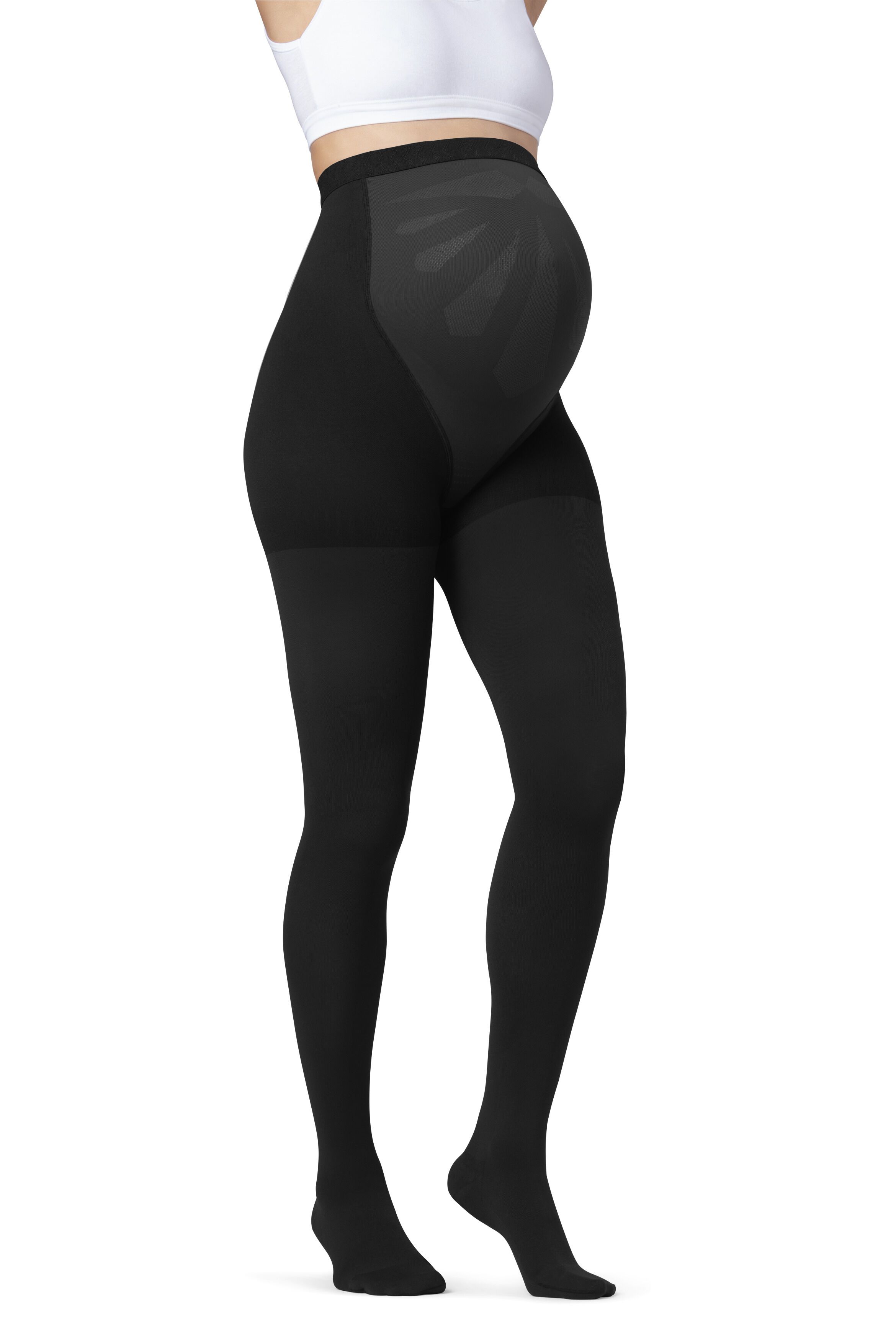 JOBST Maternity Opaque Panty Klasse 2 At Regular Zwart Large