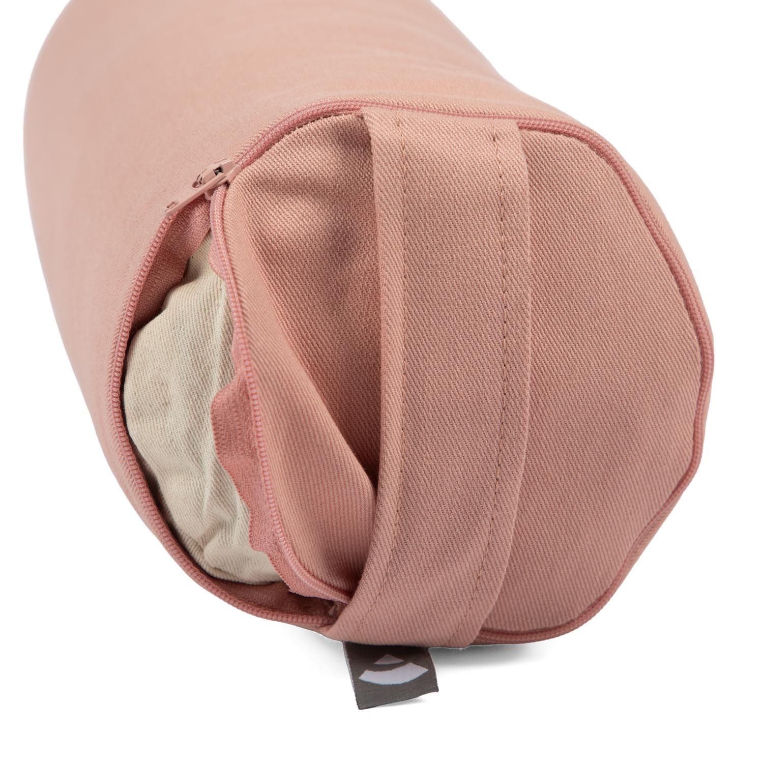 bodhi Mini-mollet de yoga (rond), rouleau pour la nuque, ECO, écales de sarrasin