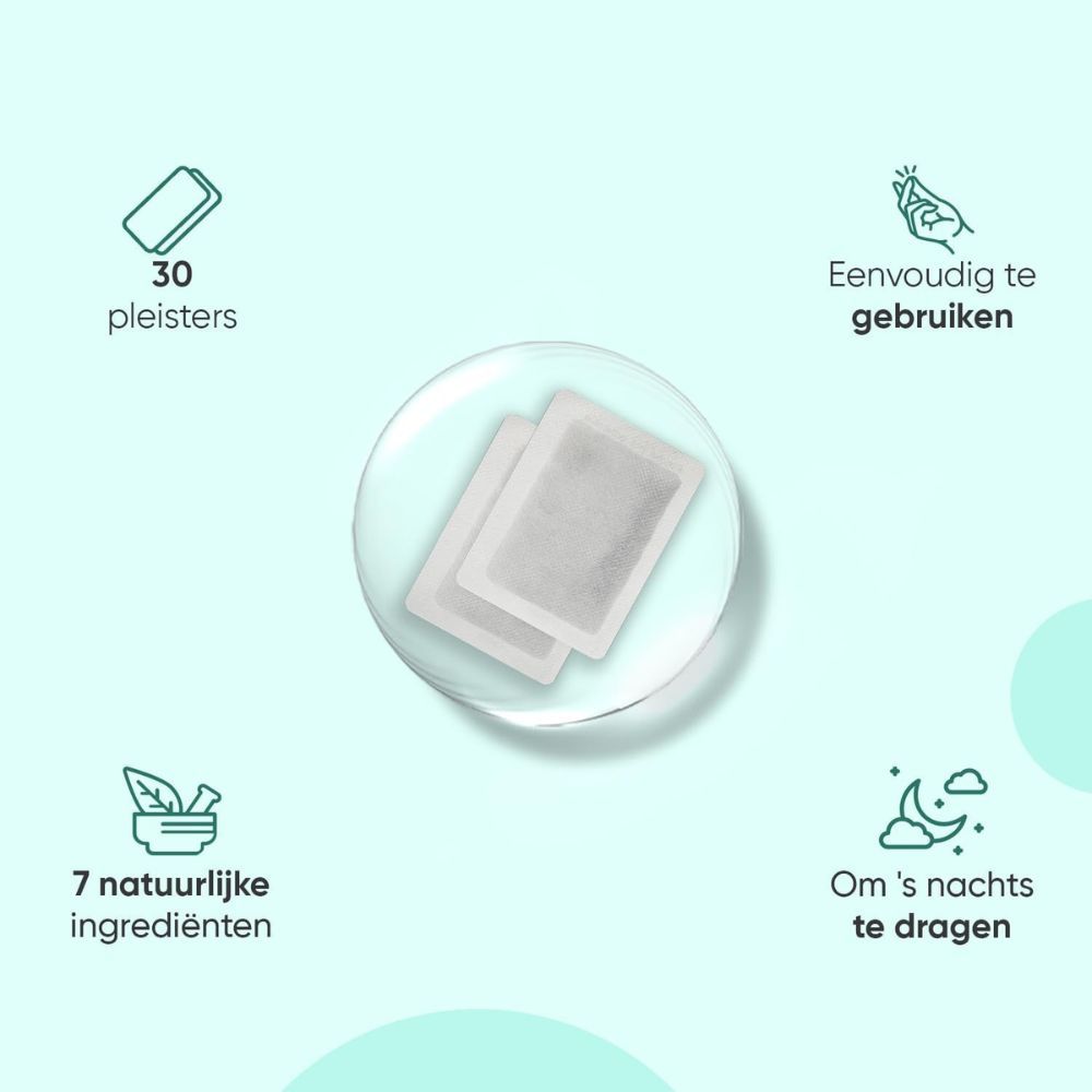 WeightWorld Detox Voetpads. Ingrediëntenlijst en gebruiksaanwijzing. Alleen voor uitwendig gebruik. Productafbeelding.