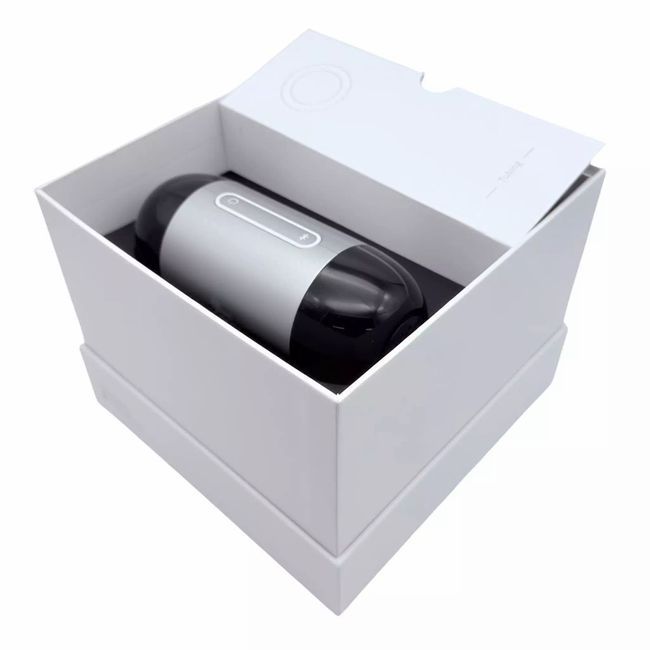 Appareil APAP de voyage BMC M1 Mini dans son emballage blanc ouvert.