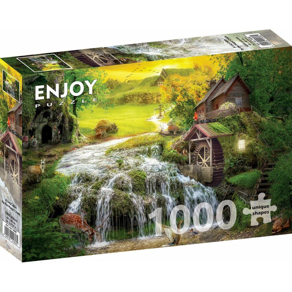 enjoy Puzzle Blockhaus am Zauberfluss 1000 pièces
