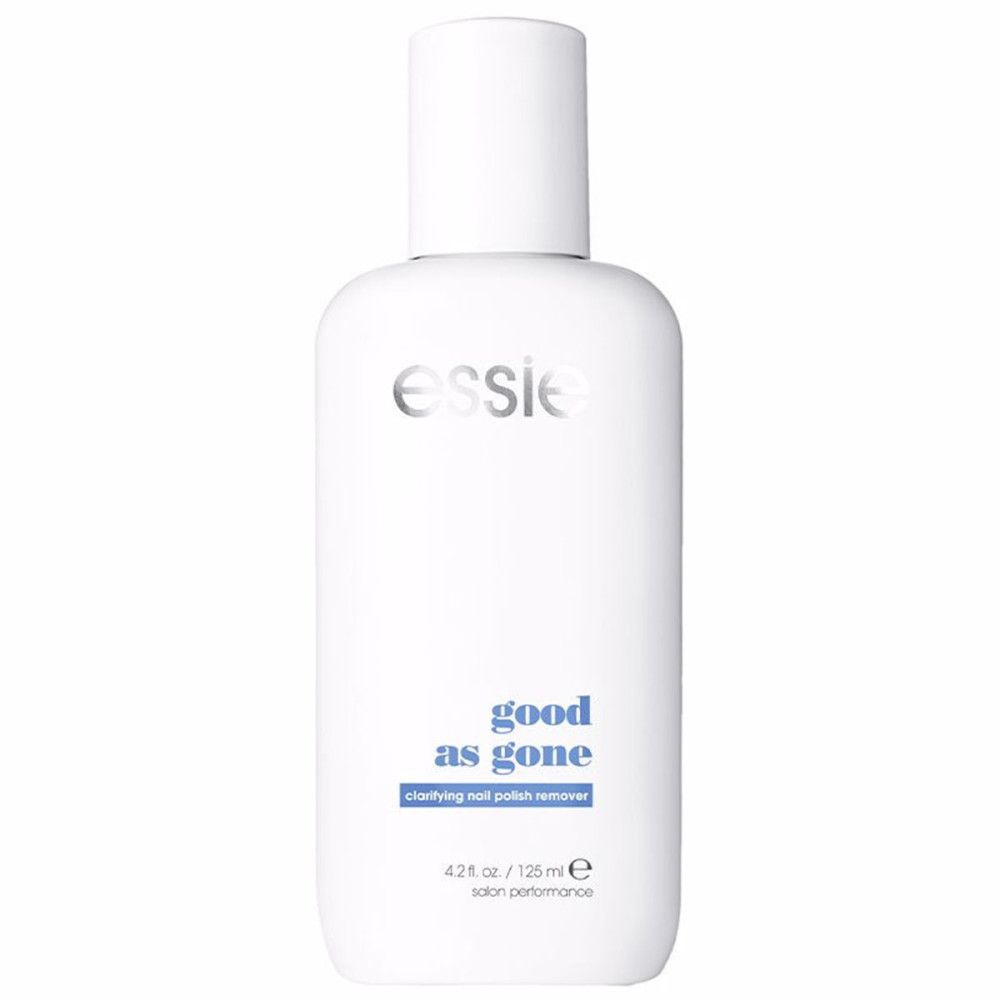 Witte fles Essie "good as gone". Bevat 125ml nagellakremover. Salon-performance.