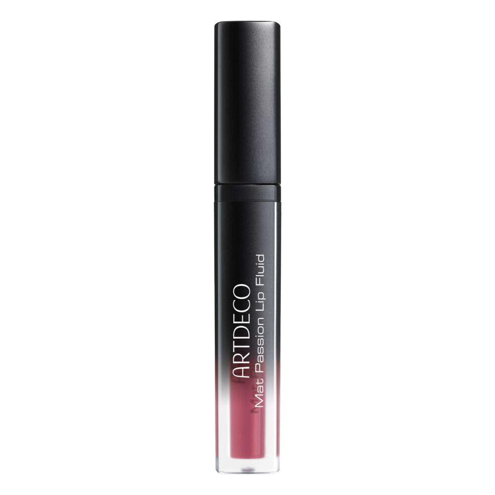 Artdeco Mat Passion Lip Fluid, gesloten verpakking met zwarte dop.