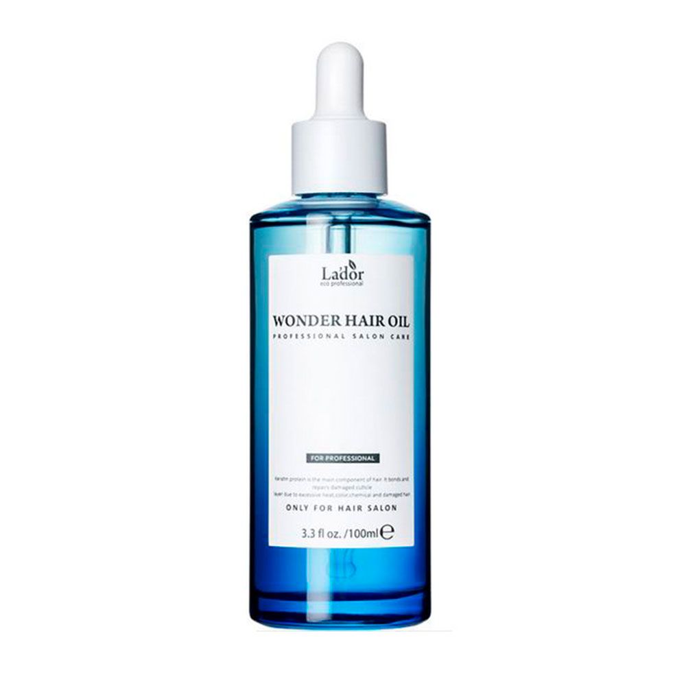 Flacon d'huile capillaire Lador Wonder avec compte-gouttes, 100ml.