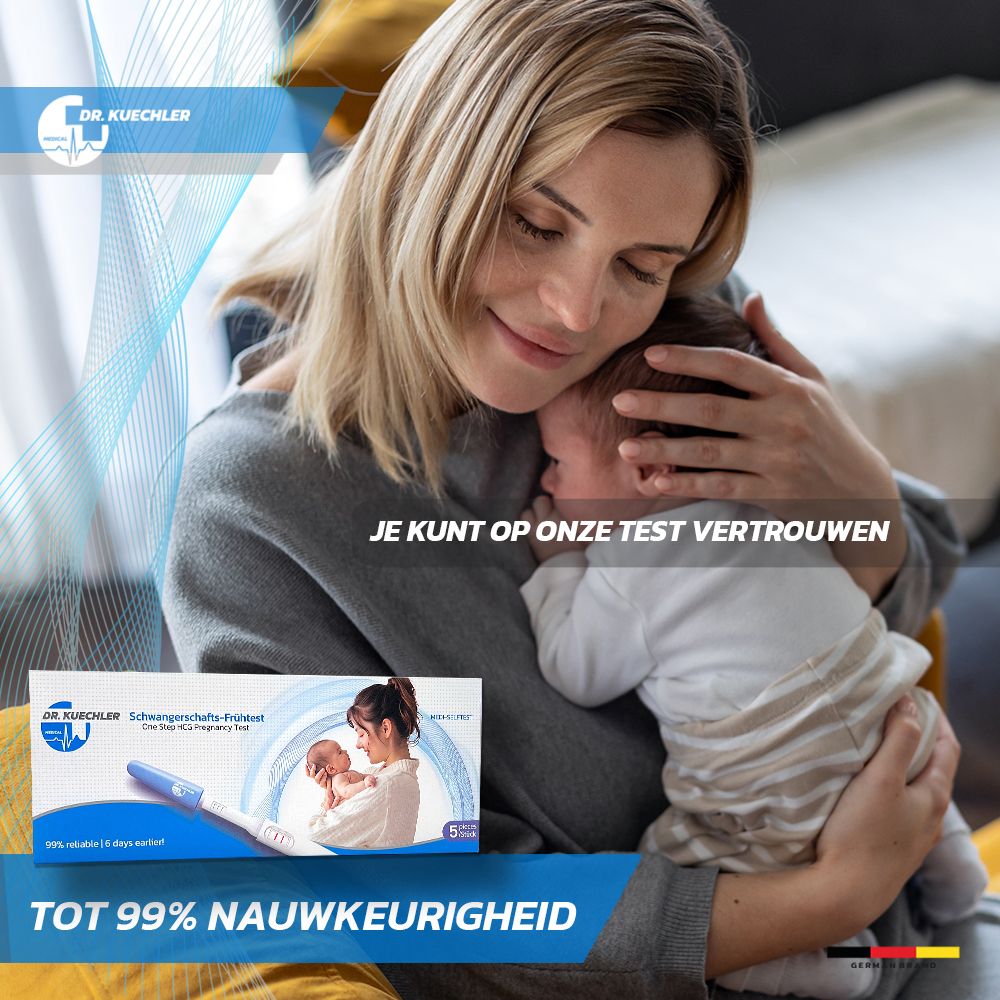 Dr. Kuechler vroege zwangerschapstest, 5 stuks.