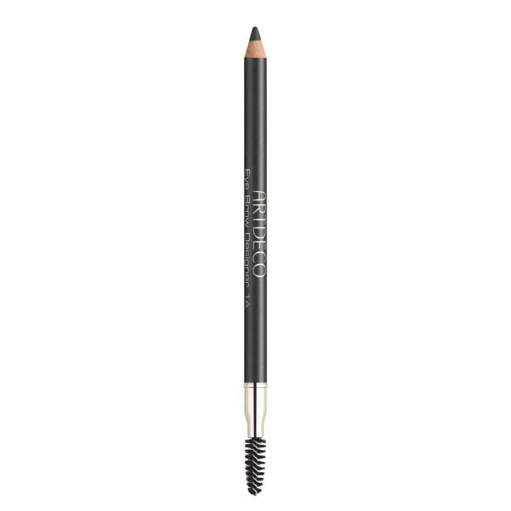 Crayon à sourcils Artdeco avec brosse, manche gris foncé.