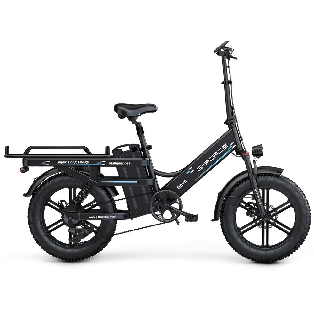 G-FORCE DE-S Vélo cargo électrique, batterie 48 V 45 Ah, double suspension