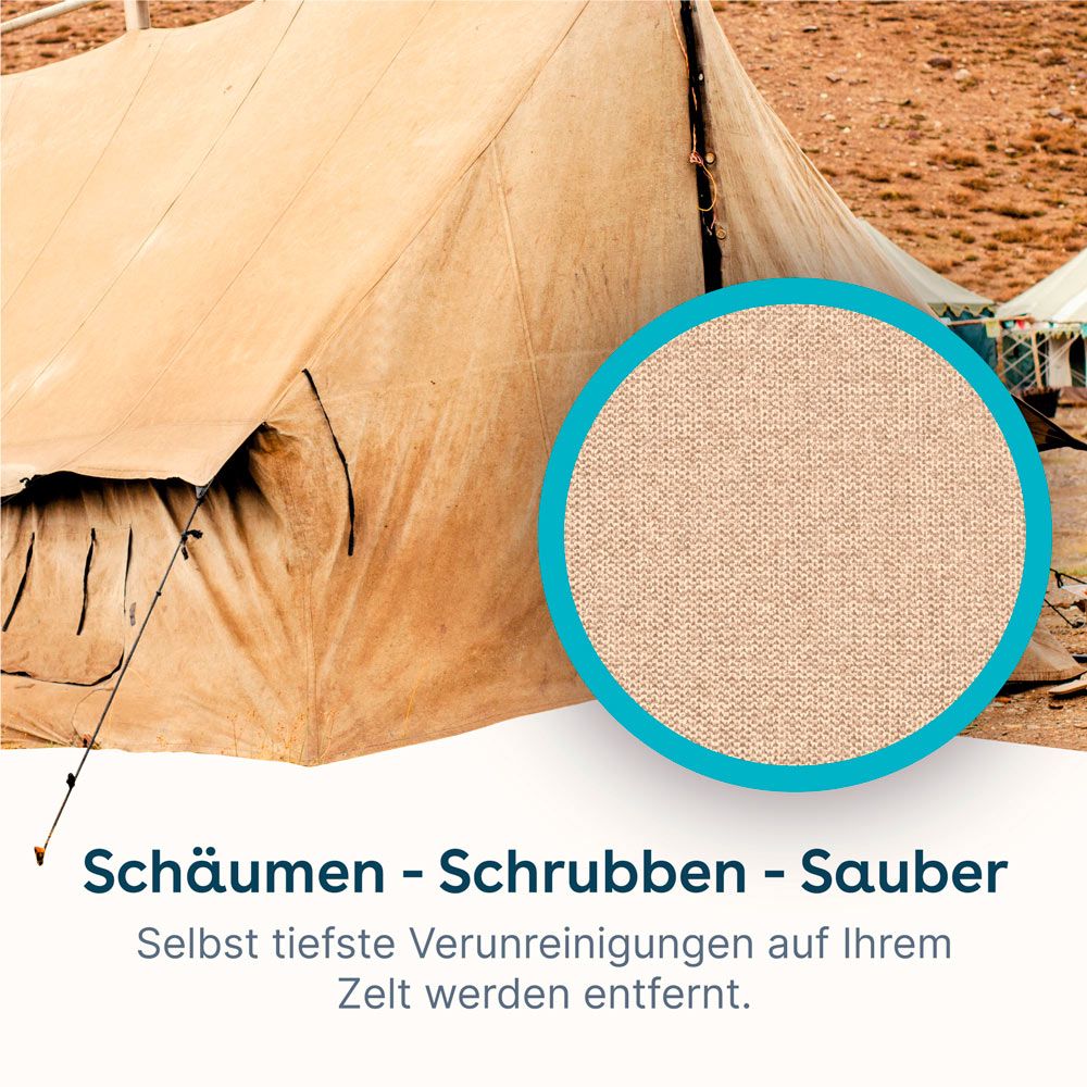 eco:fy® Nettoyant pour tentes et pavillons • en fibres naturelles et synthétiques