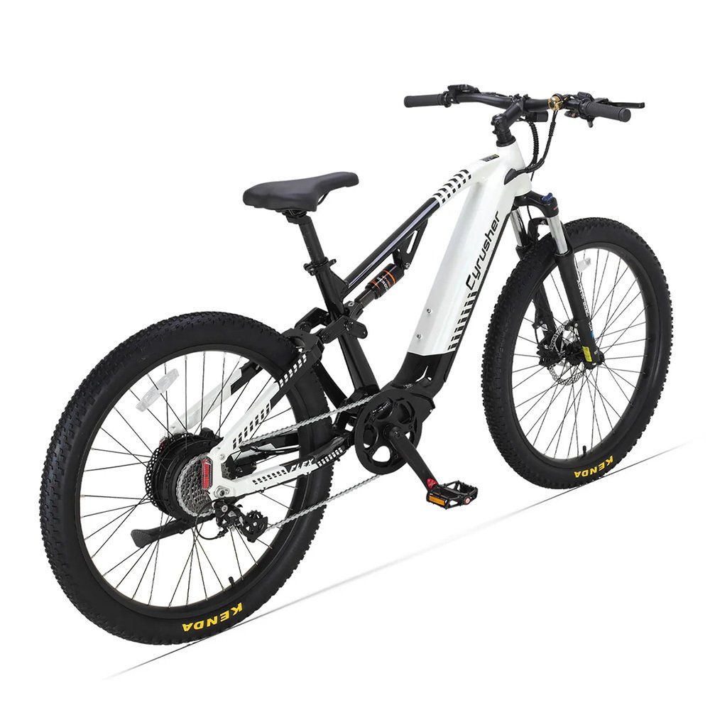Cyrusher Flex Vélo électrique tout suspendu, 48 V 15 Ah