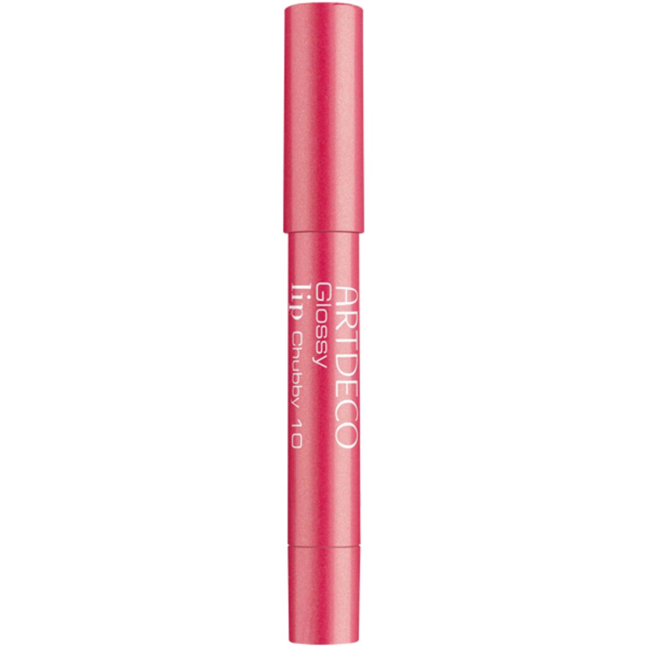 Artdeco Glossy Lip Chubby 10. Roze lippenstift in stiftvorm, dop erop.