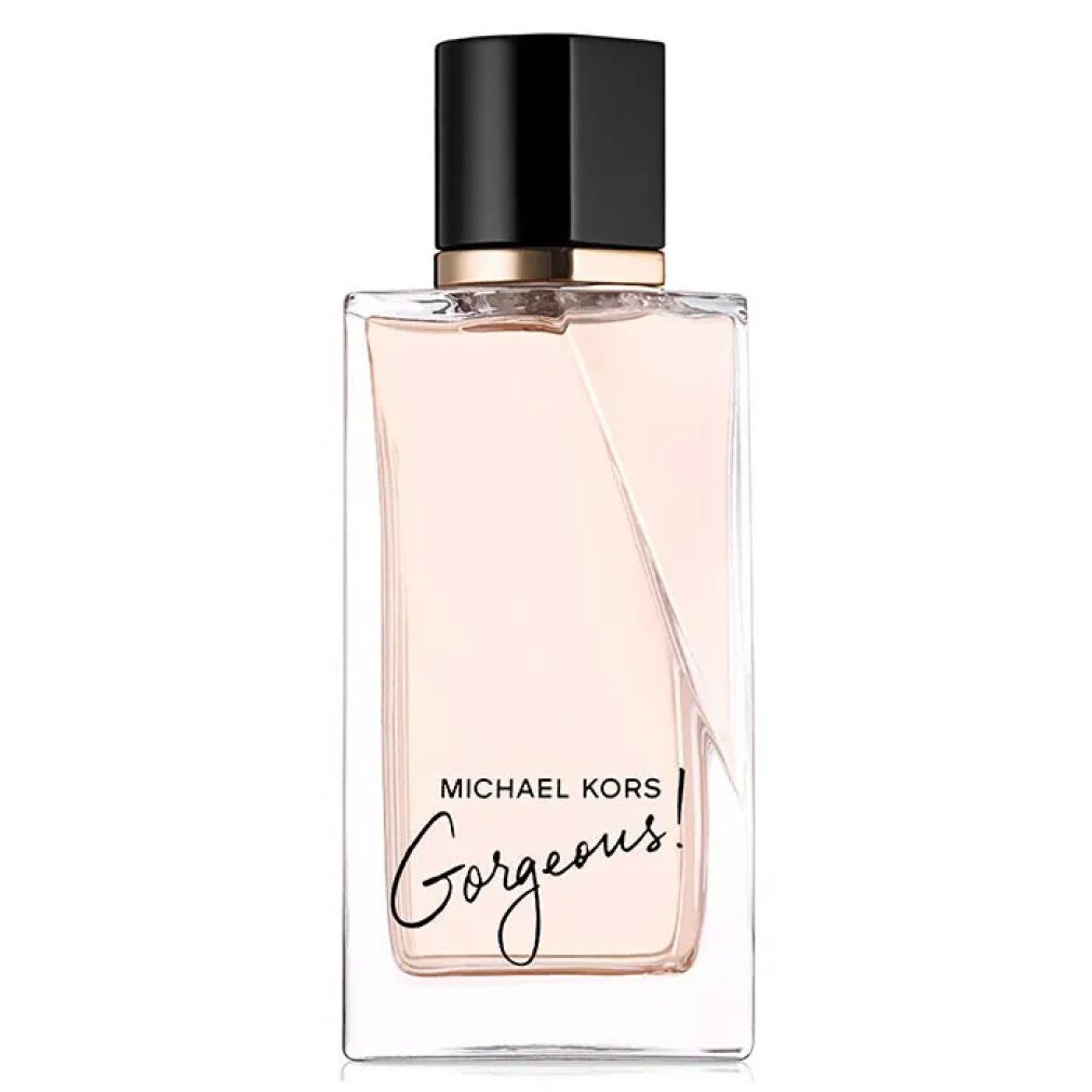 Fles Michael Kors Gorgeous Eau de Parfum met zwarte dop.
