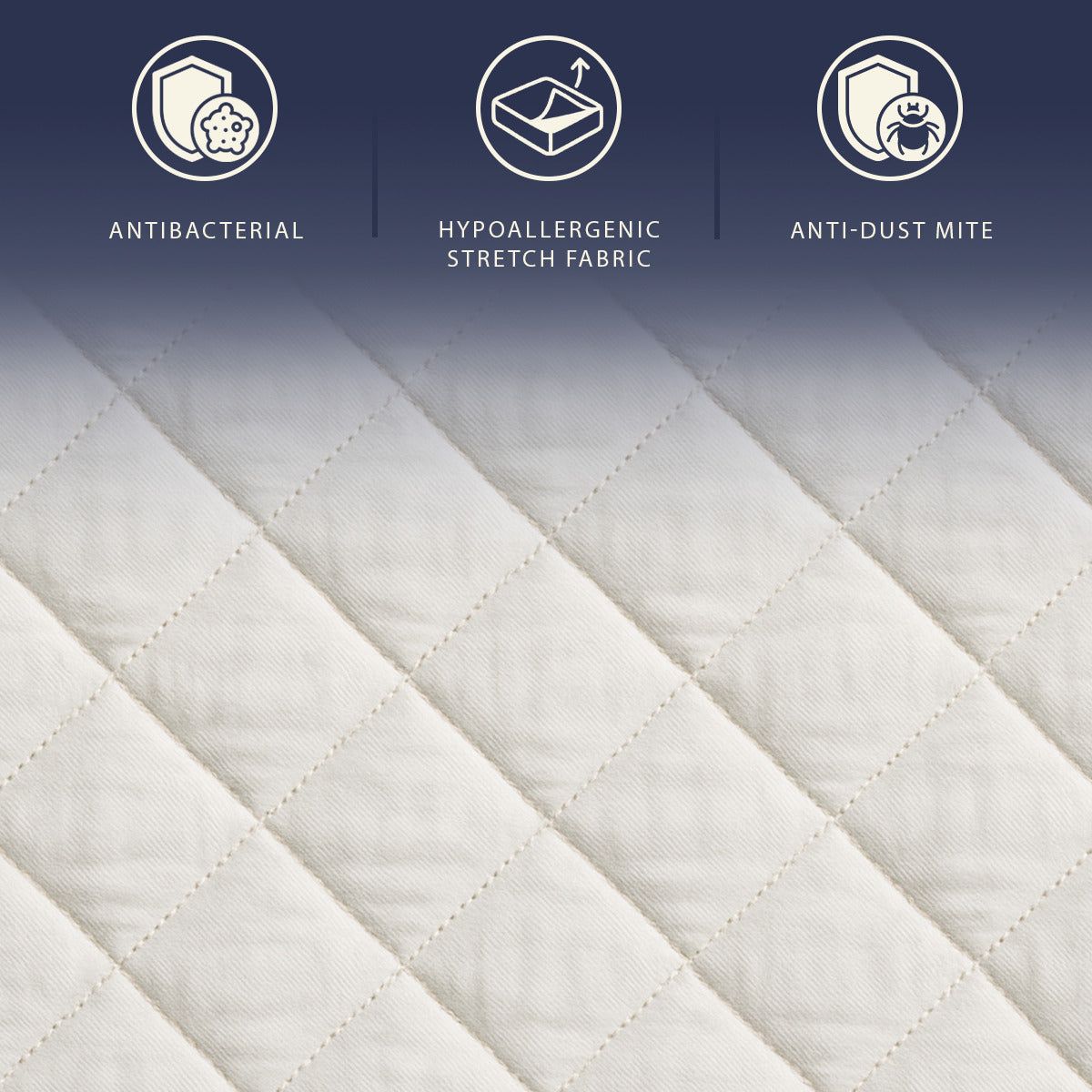 The White Stone Matras 120x200 met Pocketveren en Waterfoam | Hoogte 24 cm