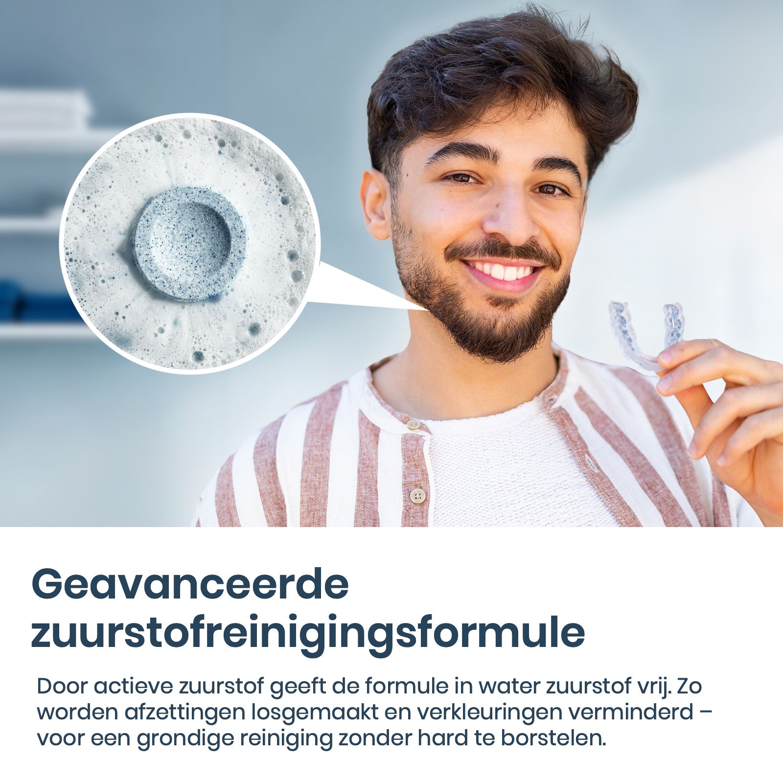 mfa® Reinigingstabletten voor kunstgebitten, retainers & aligners