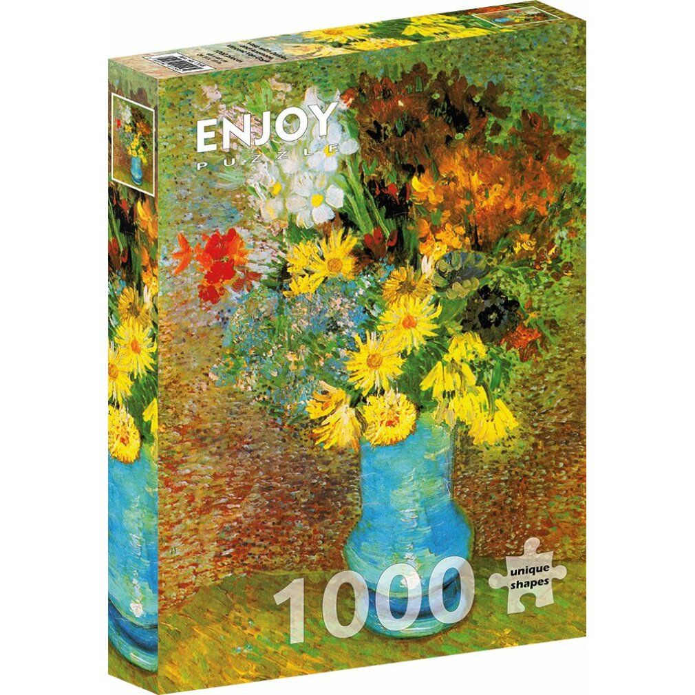 enjoy Puzzel Vincent Van Gogh: vaas met madeliefjes en anemonen 1000 stuks
