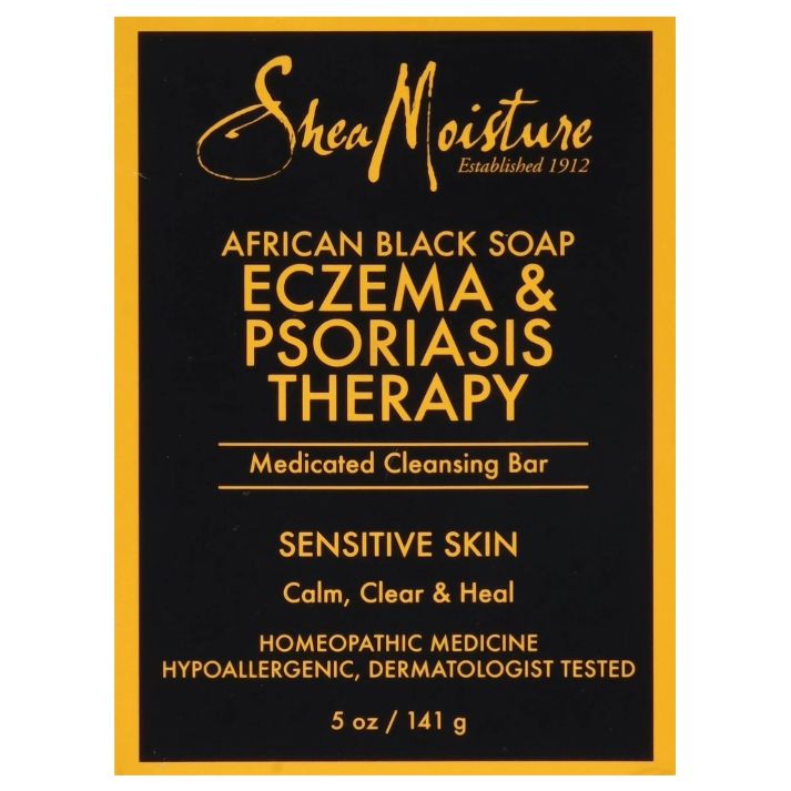 Shea Moisture Savon Thérapeutique au Savon Noir Africain pour l’Eczéma