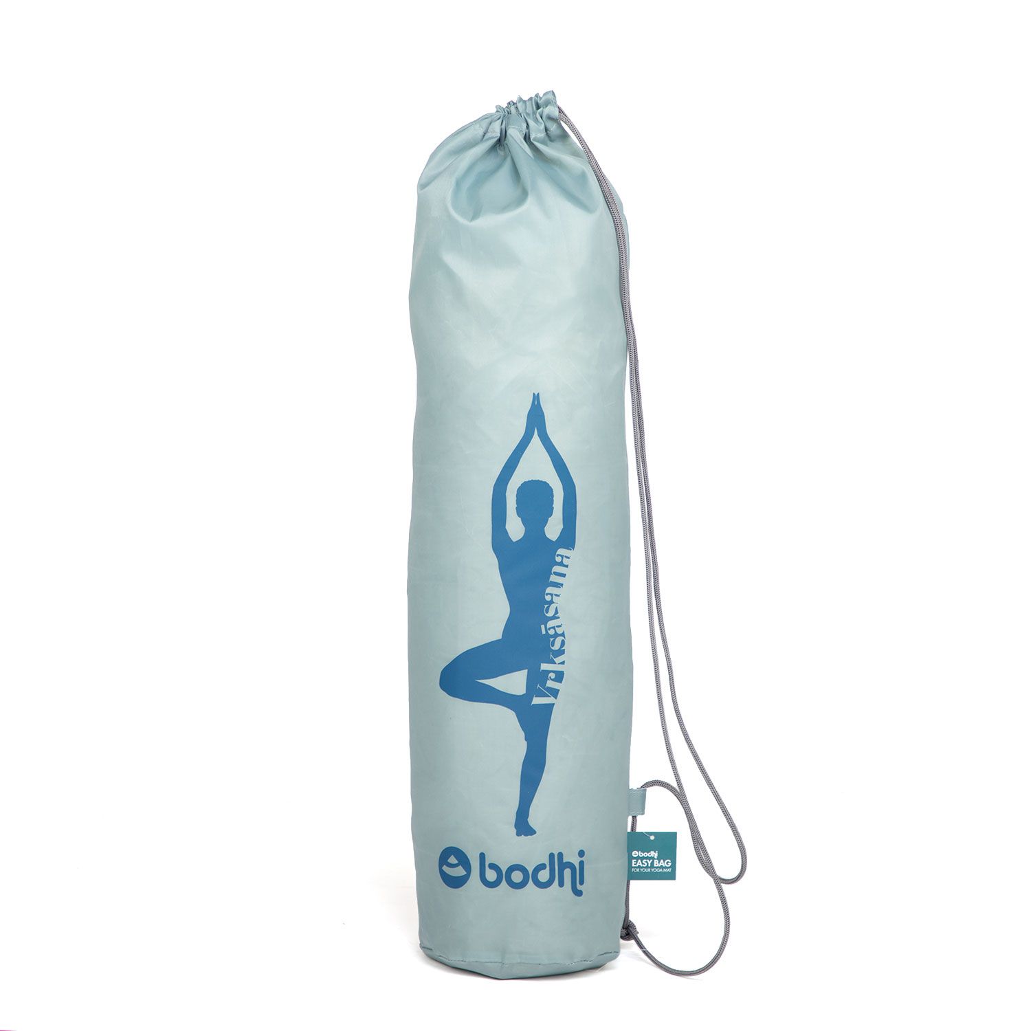 bodhi Sac pour tapis de yoga Easy Bag en polyester avec impression Vrksasana BLEU CLAIR
